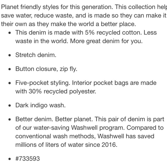 GAP Teen Skinny Relaxed Taper Jeans with Washwell Boys' Size 10 Brand New - Picture 7 of 7